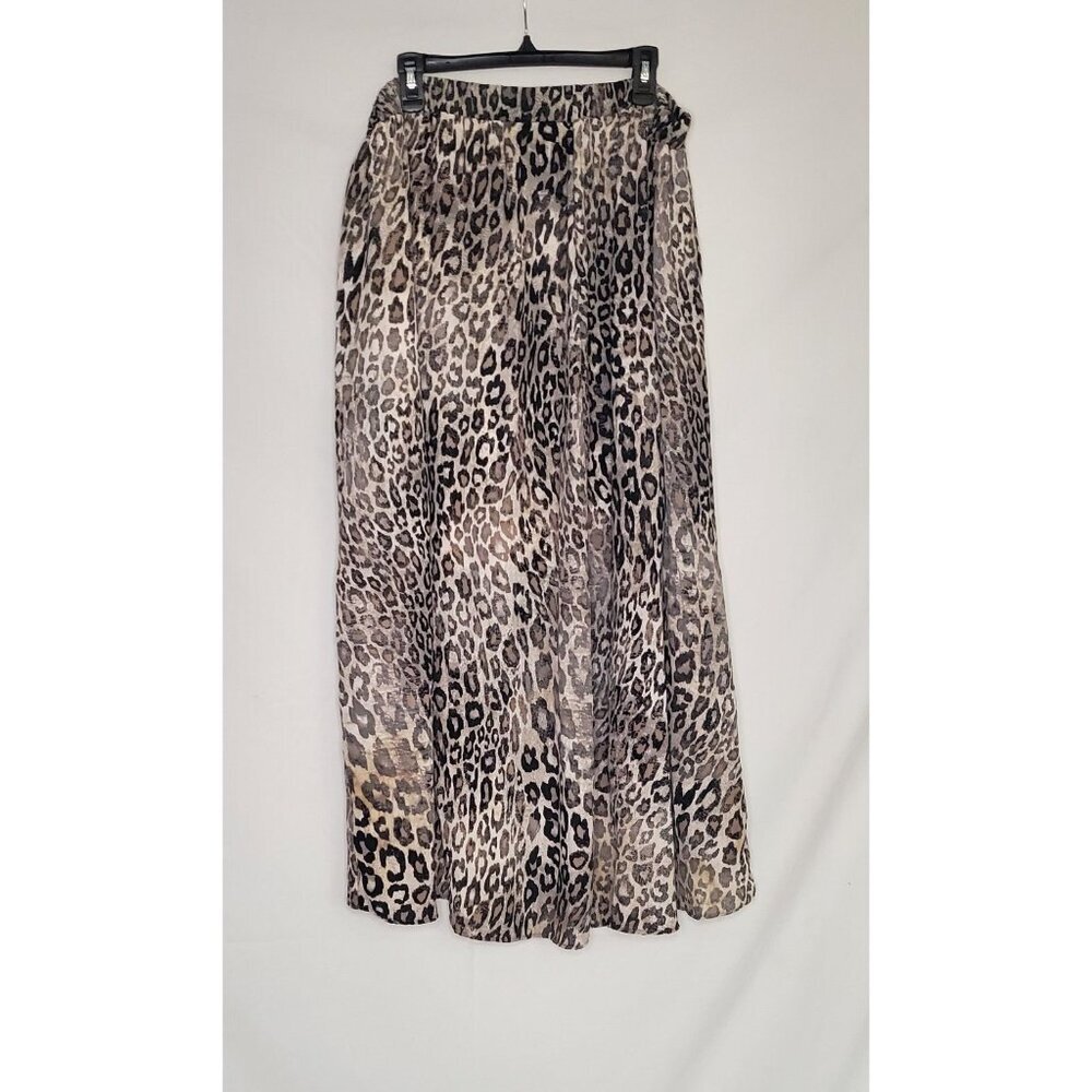 NWT East Adeline Wrap Skirt Animal Print Size 3XL MSRP $59 Boho Beach High Low